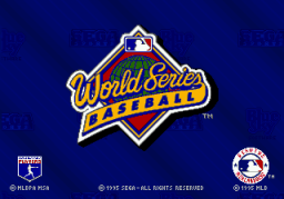 World Series Baseball '95   © Sega 1994   (32X)    1/3