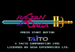 Rastan Saga II (SMD)   © Taito 1990    1/3