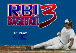 R.B.I. Baseball 3 (SMD)   © Tengen 1991    1/3