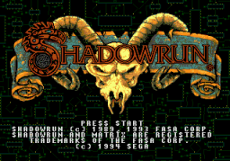 Shadowrun (1993) (SMD)   © Data East 1994    1/3