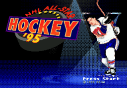 NHL All-Star Hockey '95 (SMD)   © Sega 1995    1/3