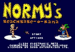 Normy's Beach Babe-O-Rama (SMD)   © EA 1994    1/3