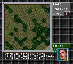 Operation Europe: Path To Victory 1939-45 (SMD)   © KOEI 1993    2/3