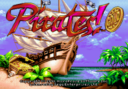 Pirates! Gold (SMD)   © MicroProse 1993    1/3