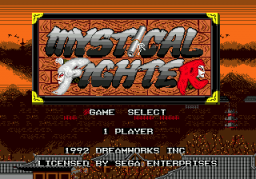 Mystical Fighter (SMD)   © Taito 1991    1/3