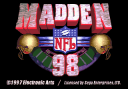 Madden NFL '98 (SMD)   © EA 1997    1/3