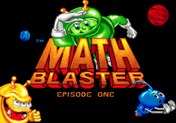 Math Blaster: Episode I (SMD)   ©  1994    1/3