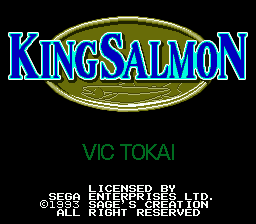 King Salmon: The Big Catch (SMD)   © Vic Tokai 1992    1/3