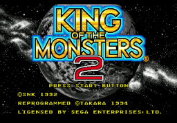 King Of The Monsters 2 (SMD)   © Takara 1994    1/4