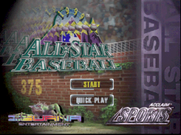 All-Star Baseball '99 (N64)   © Acclaim 1998    1/2
