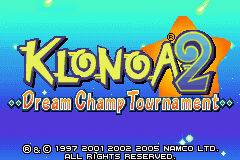 Klonoa 2: Dream Champ Tournament (GBA)   © Namco 2002    1/4