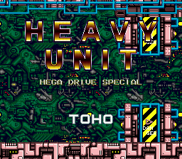 Heavy Unit (SMD)   © Taito 1990    1/3