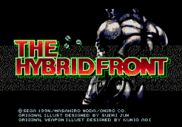 The Hybrid Front (SMD)   © Sega 1994    1/3
