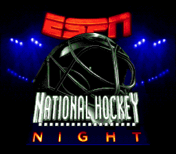 ESPN National Hockey Night (SMD)   © Sony 1994    1/3