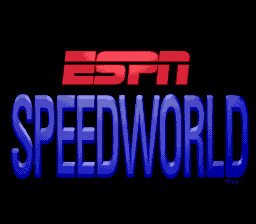 ESPN Speedworld (SMD)   © Sony 1994    1/4
