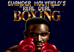 Evander Holyfield Real Deal Boxing (SMD)   © Sega 1992    1/3