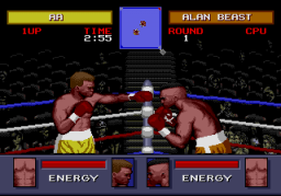Evander Holyfield Real Deal Boxing (SMD)   © Sega 1992    2/3