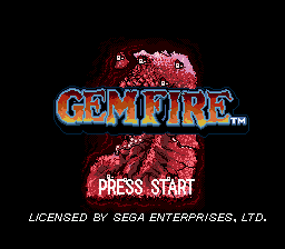 Gemfire (SMD)   © KOEI 1992    1/4