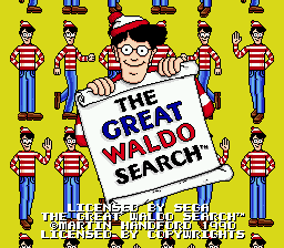 The Great Waldo Search (SMD)   © THQ 1992    1/3
