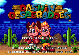 Dashin' Desperadoes (SMD)   © Data East 1993    1/4