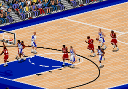 Coach K College Basketball (SMD)   © EA Sports 1995    2/3