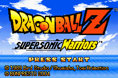 Dragon Ball Z: Supersonic Warriors (GBA)   © Atari 2004    1/4