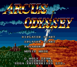 Arcus Odyssey (SMD)   © Renovation 1991    1/3
