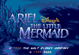 Ariel: The Little Mermaid (SMD)   © Sega 1992    1/3