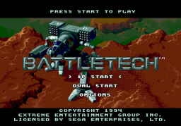 Battletech: A Game Of Armored Combat (SMD)   ©  1994    1/3
