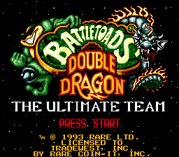 Battletoads & Double Dragon (SMD)   © Tradewest 1993    1/4