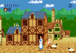 Beauty And The Beast: Belle's Quest (SMD)   © SunSoft 1993    2/4