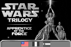 Star Wars Trilogy: Apprentice Of The Force (GBA)   © Ubisoft 2004    1/3