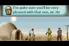 Star Wars Trilogy: Apprentice Of The Force (GBA)   © Ubisoft 2004    2/3