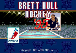 Brett Hull Hockey '95 (SMD)   © Accolade 1994    1/3