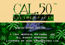 Cal .50: Caliber Fifty (SMD)   © Mentrix 1991    1/4
