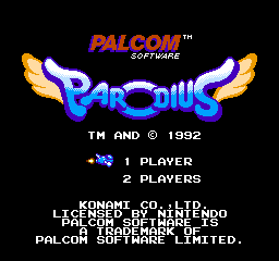 Parodius (NES)   © Palcom 1990    1/3