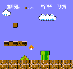 Super Mario Bros. / Duck Hunt / World Class Track Meet (NES)   © Nintendo 1990    2/4