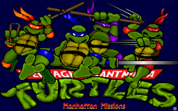 Teenage Mutant Ninja Turtles: Manhattan Missions (PC)   © Konami 1991    1/3