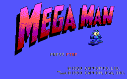 Mega Man (1990) (PC)   © Capcom 1990    1/2