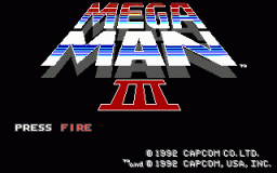 Mega Man 3 (1992) (PC)   © Capcom 1992    1/3