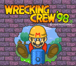 Wrecking Crew '98 (SNES)   © Nintendo 1998    1/3