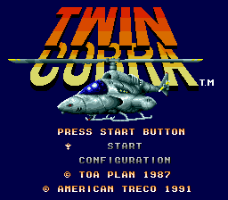 Twin Cobra (SMD)   © Sega 1991    3/4
