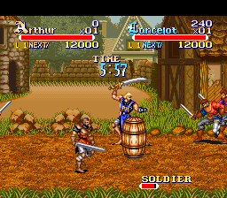 Knights Of The Round (SNES)   © Capcom 1994    2/3