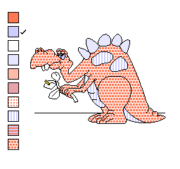 Color A Dinosaur (NES)   © Virgin 1993    3/3