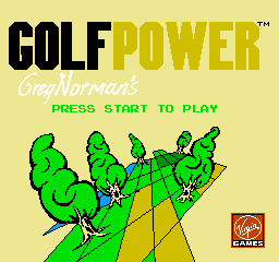 Greg Norman's Golf Power (NES)   © Virgin 1992    1/3