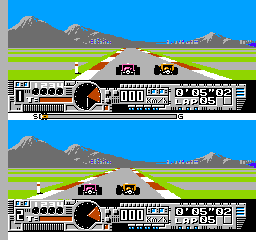 Michael Andretti's World Grand Prix (NES)   © American Sammy 1988    5/6