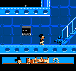 Mickey's Adventures In Numberland (NES)   © Hi Tech Expressions 1994    3/3