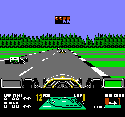 Nigel Mansell's World Championship Racing (NES)   © GameTek 1993    2/3