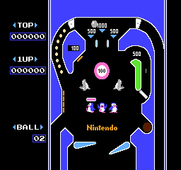 Pinball (1984) (FDS)   © Nintendo 1989    2/3