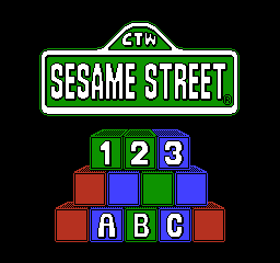 Sesame Street: ABC / 123 (NES)   © Hi Tech Expressions 1991    1/3